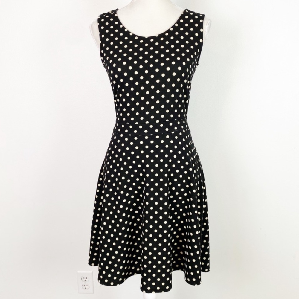 Gilli polka dot skater dress